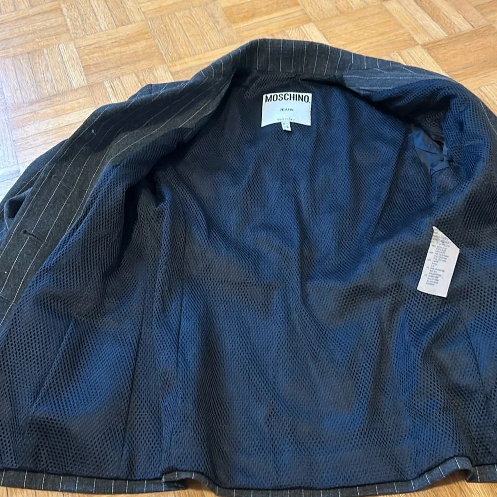 Moschino.  Pinstripe Women's Blazer - Picture 13 of 16